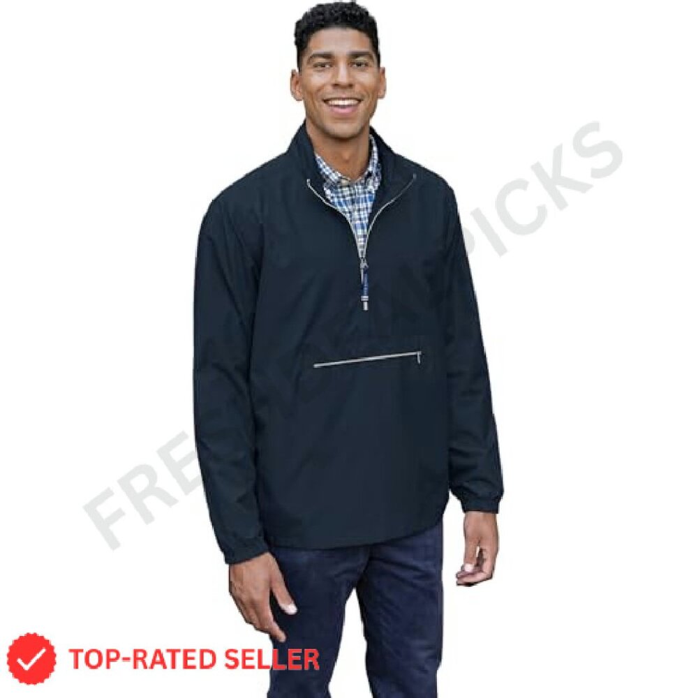 Packable Half Zip Pullover Wind Resistant Lightwe… - image 4